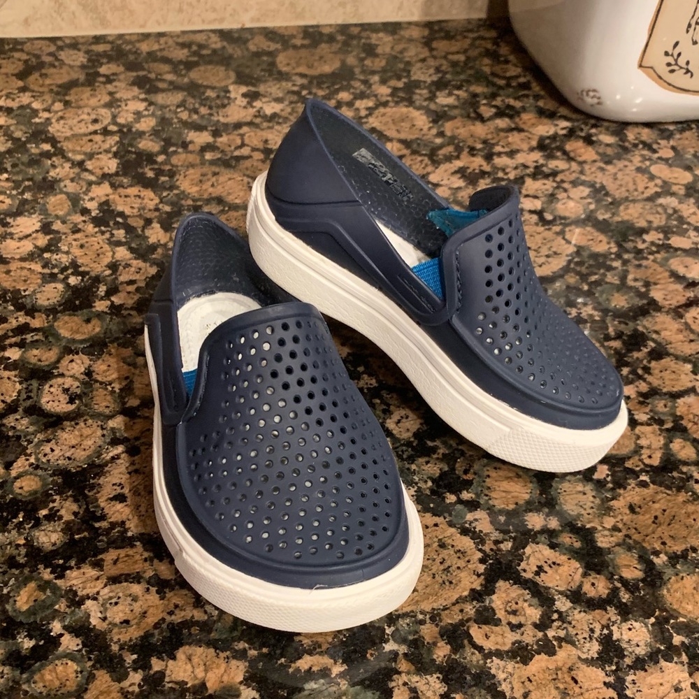 Toddler boy Croc loafers